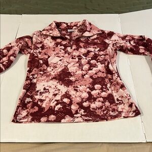 Columbia women’s fleece zip neck size large